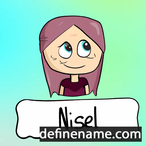 cartoon of the name Nilsine