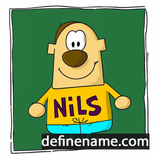 cartoon of the name Nilss