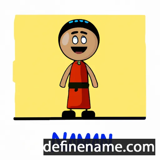 cartoon of the name Nimani