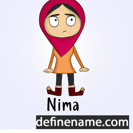 cartoon of the name Nimrah