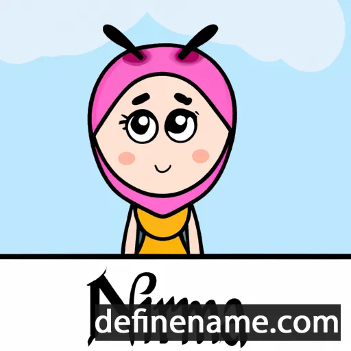 cartoon of the name Nimrah