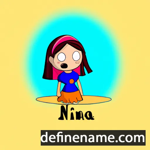 cartoon of the name Niña