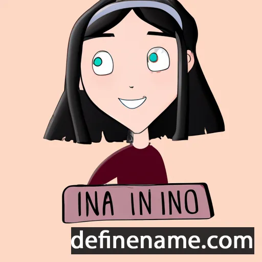 cartoon of the name Nina