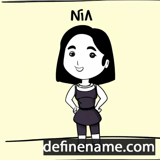 cartoon of the name Nina