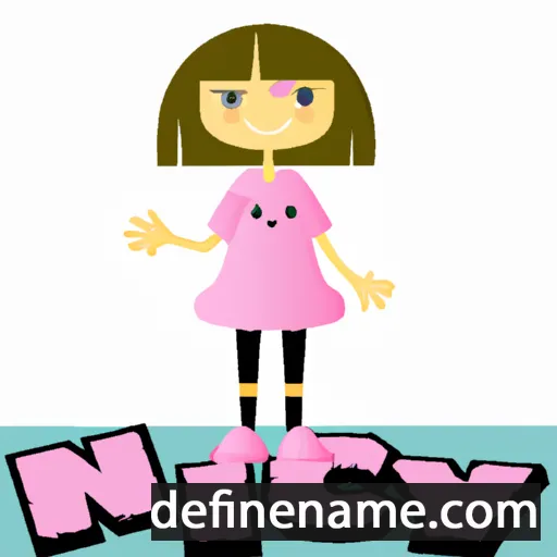 cartoon of the name Nincy