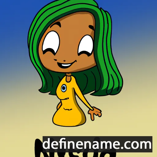 cartoon of the name Ninedda