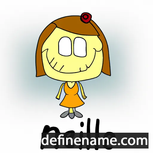 cartoon of the name Ninell