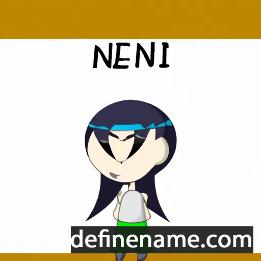 cartoon of the name Ninenn