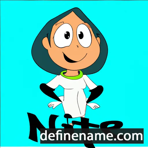 cartoon of the name Ninett