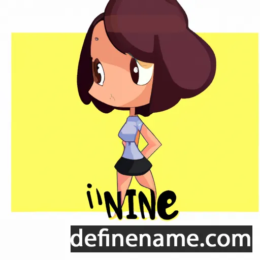 cartoon of the name Ninie