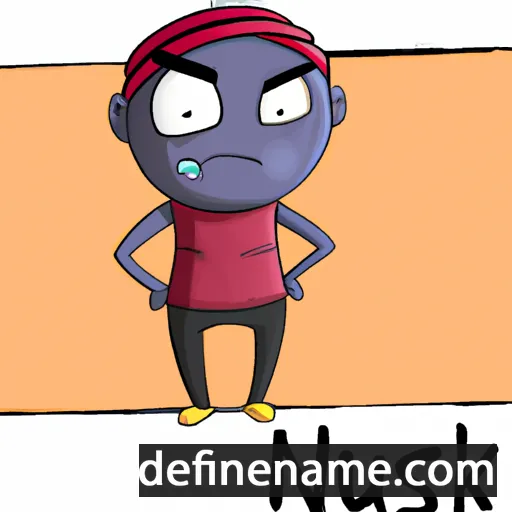 cartoon of the name Ninkusi