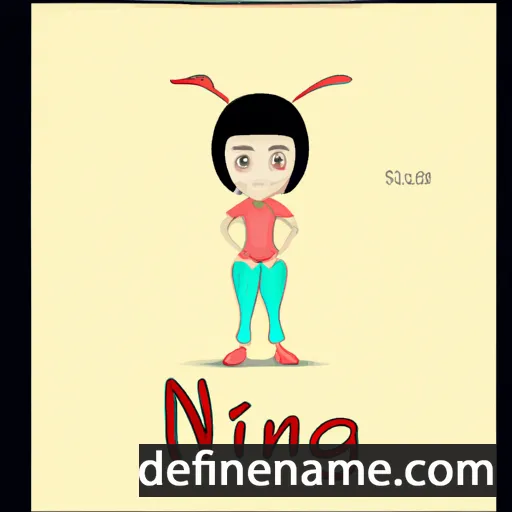 cartoon of the name Ninni