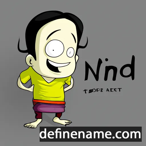 cartoon of the name Ninnidh