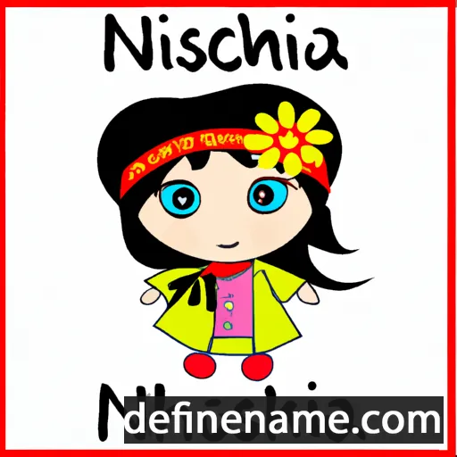 cartoon of the name Ninoshka