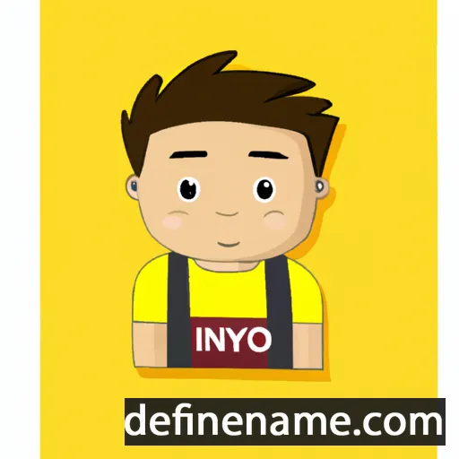 cartoon of the name Ninoy