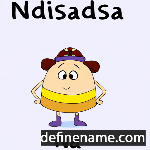 cartoon of the name Ninšatapada