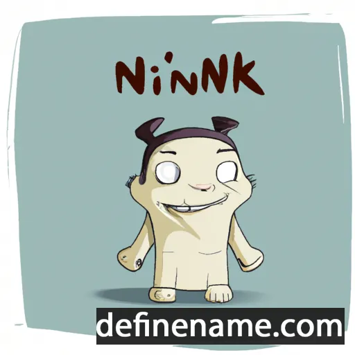 cartoon of the name Ninuk