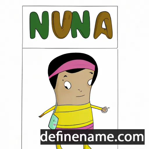 cartoon of the name Ninuna