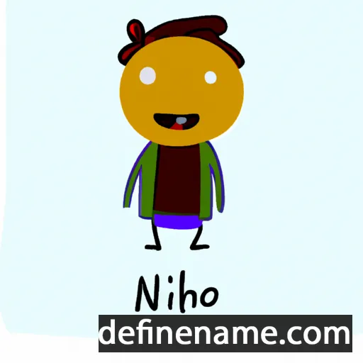 cartoon of the name Niphon