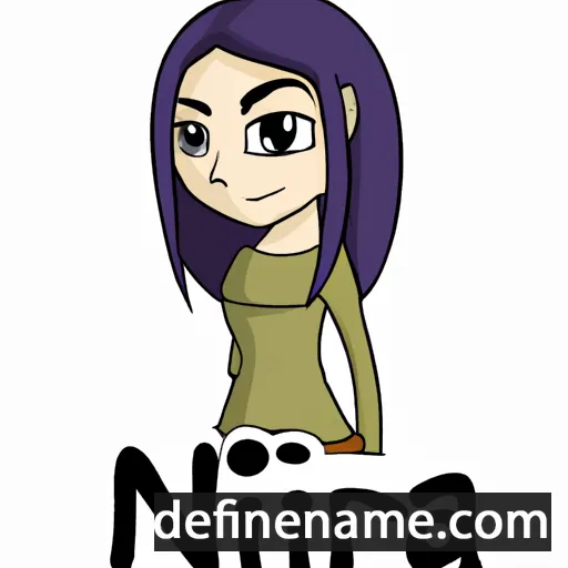 cartoon of the name Nira