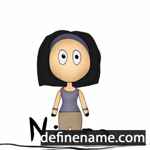 cartoon of the name Nira