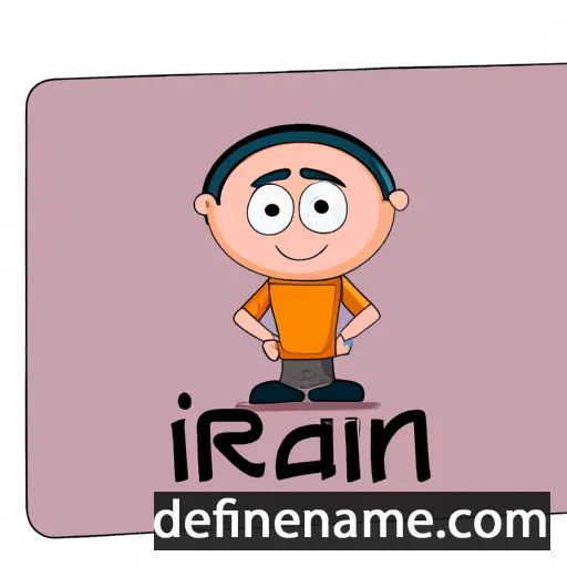 cartoon of the name Niran