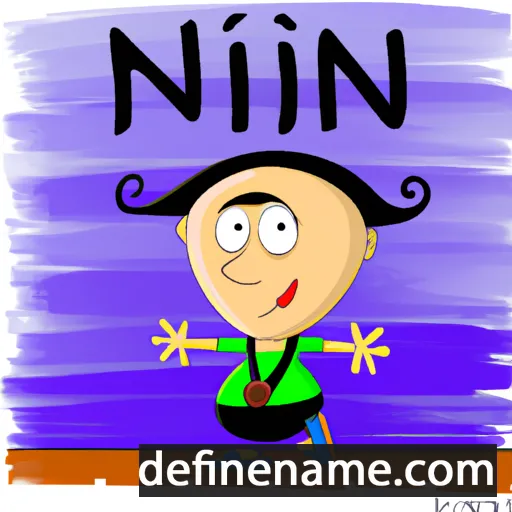 cartoon of the name Nirlim