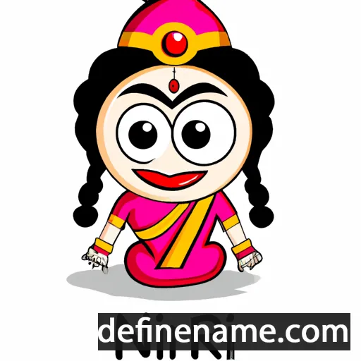 cartoon of the name Nirṛti