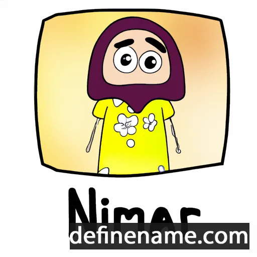 cartoon of the name Nisamar