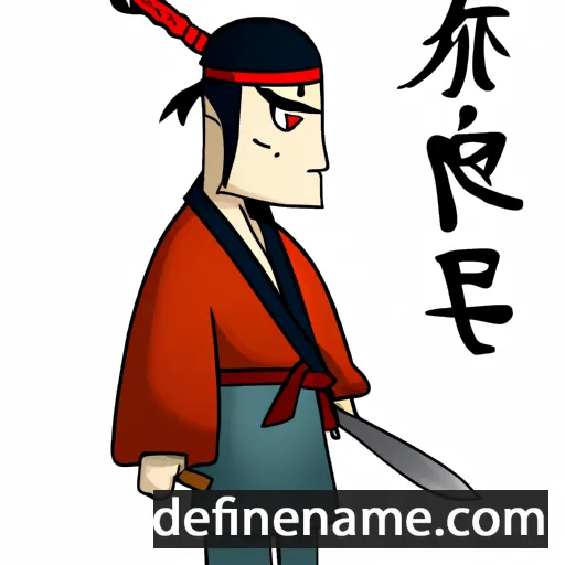 cartoon of the name Nishiki