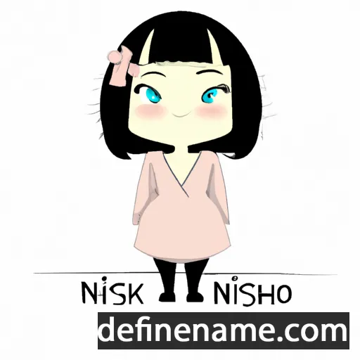 cartoon of the name Nishiko