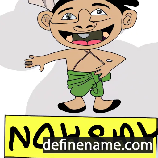 cartoon of the name Nishonoy