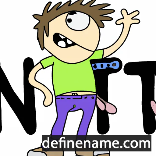 cartoon of the name Nit