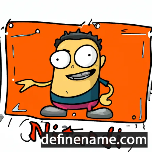 cartoon of the name Nitard