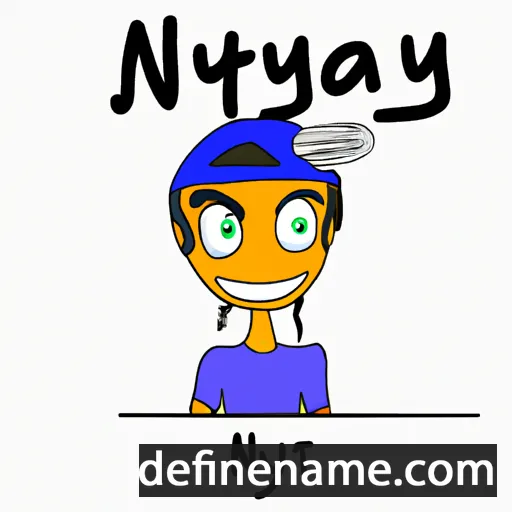 cartoon of the name Nitay