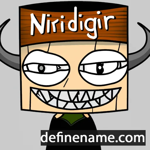 Niðbjǫrg cartoon