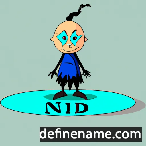 cartoon of the name Niðr