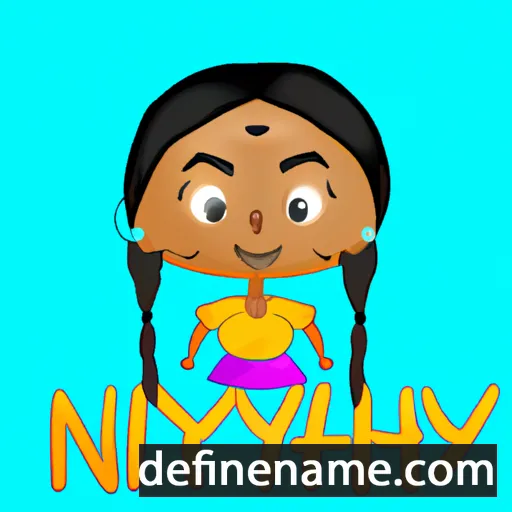 cartoon of the name Nitiya