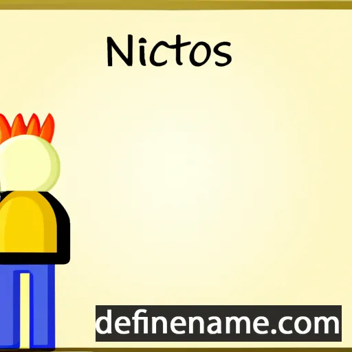 cartoon of the name Nitocris