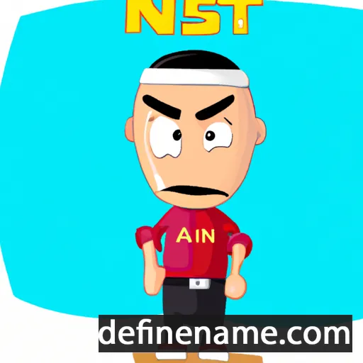 cartoon of the name Nitsan