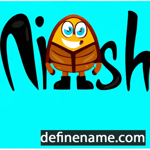 cartoon of the name Nitshel