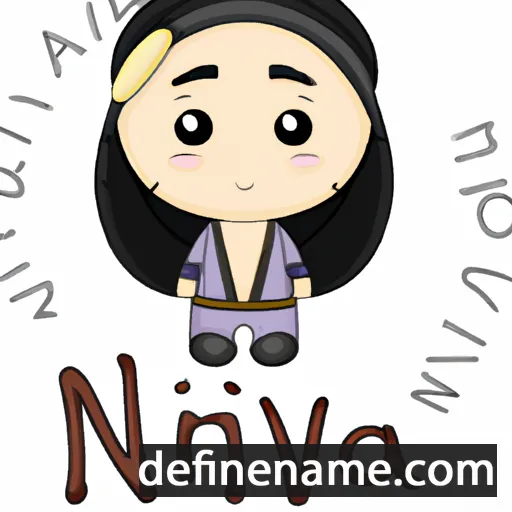 cartoon of the name Niviana