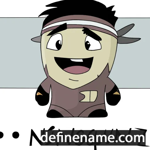 cartoon of the name Nivinnguaq