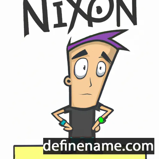 Nixxon cartoon