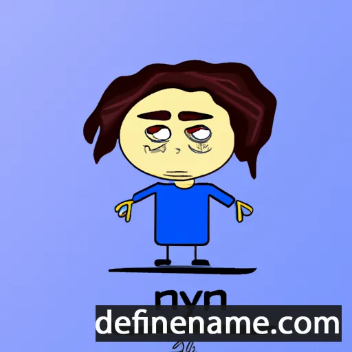 cartoon of the name Niyom