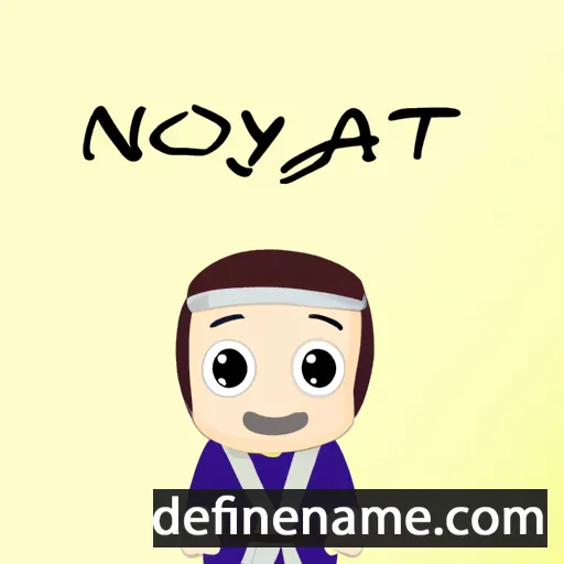 cartoon of the name Niyozoy