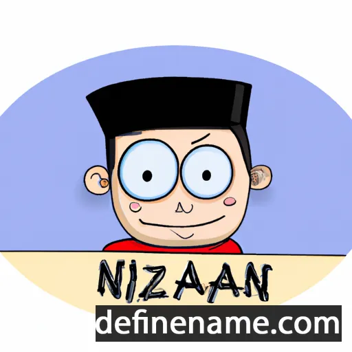 cartoon of the name Nizam