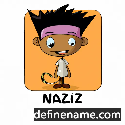 cartoon of the name Njazi