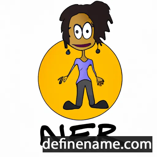 cartoon of the name Njèr