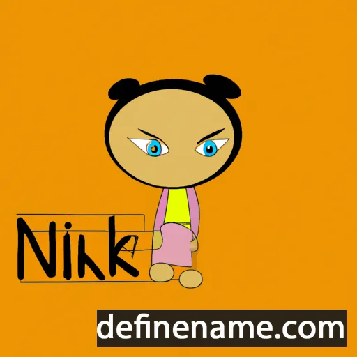 cartoon of the name Njoki